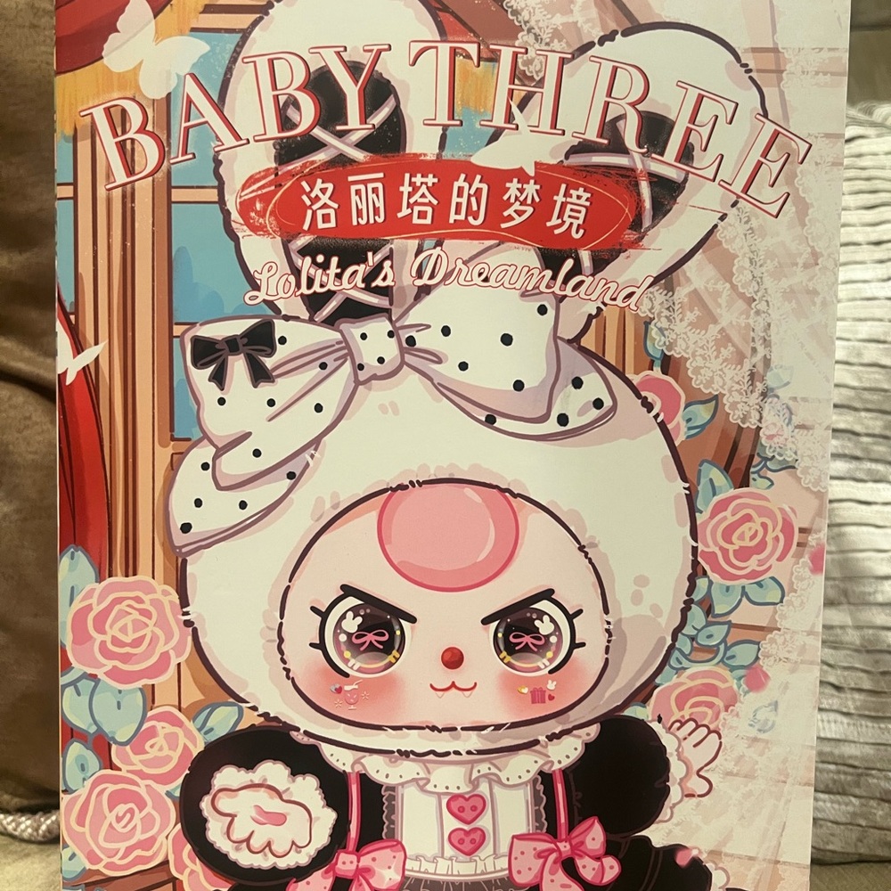Baby Three Lolita's Dreamland 400% Plush Blind Box - CONFIRMED (still in the bag